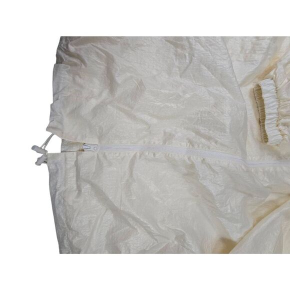 Future Collective Ivory Cinched Waist Hooded Raincoat 4X - Picture 7 of 7